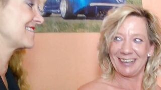 Mature German lovers tries first amateur porn casting FFM