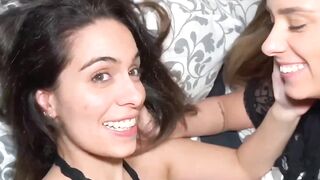 Bombshell Lesbo Sex Into The Morning