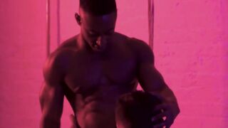 DarkGodz.com - Ebony hunk's seduction leads to an intense interracial bareback sessio
