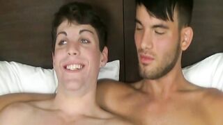 BarebackGayPorno.com - Declan Mcclain's big dick raw breeds skinny twink Eric Clark t