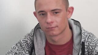 ForeskinFever.com - Handsome twink enjoys a solo masturbation session with porn