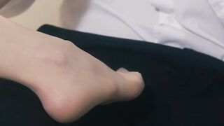 ADULT TIME - Huge TItty Lexi Luna Gets FEET WORSHIP AND RAW SCREWED From Huge Cock Stud Nathan Bronson!