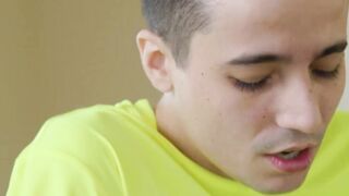 Stunning Ricky Spanish feeds me and MILF Shay Sights with his milky cum