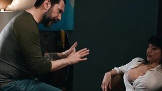 ADULT TIME - Insatiable milf Little Puck FISTED AND POUNDED On Desk By Sleazy Principal!
