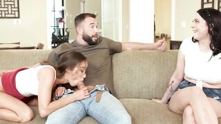 ADULT TIME - Christy Love Uses Free-Use Bf To Make Her SQUIRT Into Front Of Her Bestie!