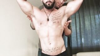 MaskXXX.com - Hot stud's freaky sex games with his friend in a wild scene