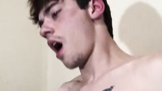 Straight Latino man who enjoyed his first ever sexual encounter