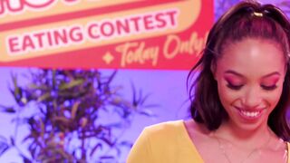 GIRLSWAY - Hottie Alexis Tae Surprises Hot Eliza Ibarra With BIG STRAP-ON During Three-Way Contest