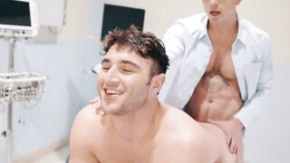 HETEROFLEXIBLE - Pervert Doctor Dakota Payne Starts Jerking Off During Michael Boston Prostate Exam