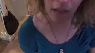 TeensFuckingDads.com - Busty Bonnie Grey takes stepdad's doggystyle hammering