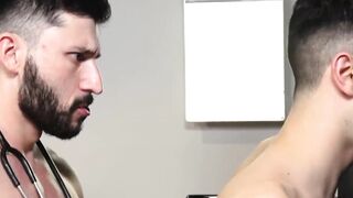 Hot Scott Demarco rams twink Rob Quin all over the office to get him in shape for the