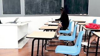 Sneaky teacher Donnie Rock fucks his hot asian student Jade Luv and Phoebe Kalib