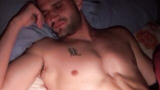Mike Tiger wakes up to Kevin Sportwear and Diego Delavega huge dick