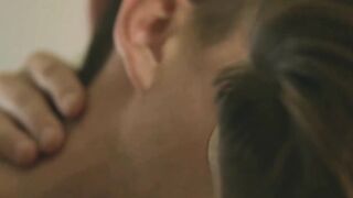 Hot Jock Hunter lost in sensation from a hard blowjob and ball licking by Casey Evere