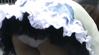 NipponSexTV.com - Asian teen dresses up for public spy cam action