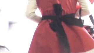 NipponSexTV.com - Asian teen dresses up for public spy cam action