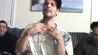 Chain and Barbi love fucking in front of their friends who are tugging their dicks