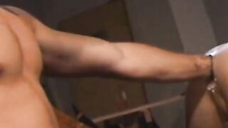 This scene is not all about punching. It is all about that special initiation of a bo