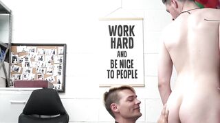 Perps4Sale.com - Sexy criminals butt hole fingered and fucked by Inspector