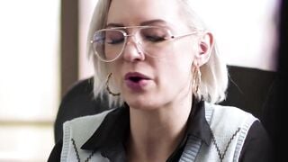 GIRLSWAY - Stacked Dominant Boss Kenzie Taylor Makes Her 2 Bad Gossiping Employees Eat Her Twat