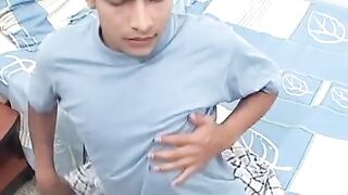 OTBXXX.com - Hernan enjoys stroking his rock hard dick until he bursts with warm cum