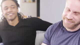 HETEROFLEXIBLE - Not Nut Jerking Challenge Between Cocky Heterosexual Buddies Mateo Tomas & Shea Parker