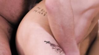 ADULT TIME - Muscle Tops Swingers Assfuck Hungry Bottom Students and Cum On Their Voluptuous Face