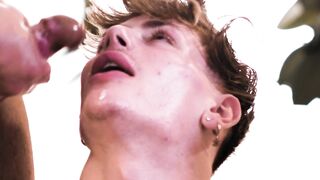 ADULT TIME - Muscle Tops Swingers Assfuck Hungry Bottom Students and Cum On Their Voluptuous Face