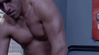 ADULT TIME - Frat Jock Shane Cook Disturbs Twinky Roommate Gabe Bradshaw's Study! ROUGH ANAL & CREAMPIE