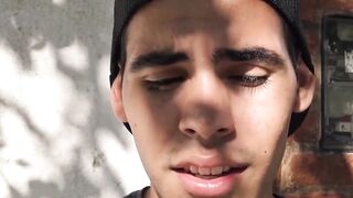 LecheLatinos.com - Latino's wild pickup sex ends with a raw fuck and a jizz-covered f