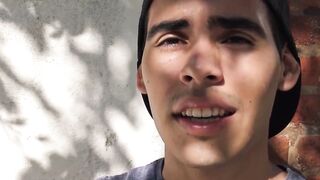LecheLatinos.com - Latino's wild pickup sex ends with a raw fuck and a jizz-covered f
