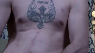 MilitaryHunk.com - Ricky Stance shows off his beautiful cock in a jerk-off session wi