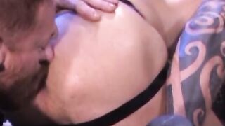 InfernoDungeon.com - Ripped stud's gaping hole ready for cum after intense fisting