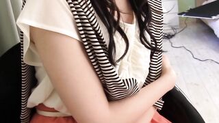 Tiny oriental teenagers teens without condom inseminated by two guys