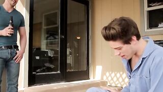 RawNextDoor.com - Smoking hot studs Derrick Dime and Michael Del Ray enjoy outdoor se