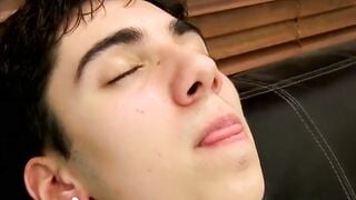 BoyObsession.com - Clayton's cute interview and solo cock stroking scene with toy fun