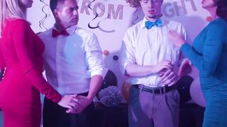 KInky stepmoms Daisie Belle and Nina Dolci found a way to make their stepsons happy