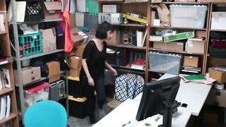 ShopliftersPunished.com - Cute but slutty teen's tight pussy destroyed by officer coc