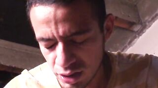 Lovely Sebastian cried out as his ass welcomed the thick cock of hairy Tyler