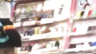 NipponSexTV.com - Juicy 18yo Japanese legs arouse public voyeur