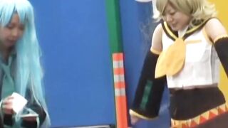 NipponSexTV.com - Juicy 18yo Japanese legs arouse public voyeur