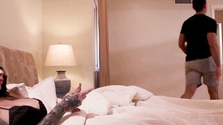 ADULT TIME - 19 Year Old Kylie Rocket Happily Fucks Married Man Into Front Of His Angry mom Fiance!