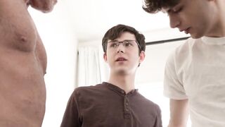 StepsonXXX.com - Zayne Bright and Dakota Lovell teased by stepdad Dale Savage