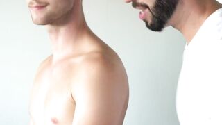 DaddiesPorno.com - Young twink gets double pounding by stepdad and step uncle