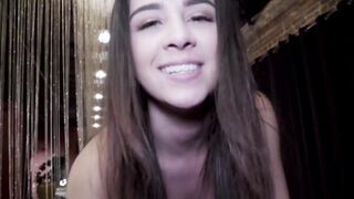 Cock addicted stepdaughter Kylie Rocket swallows sticky cum