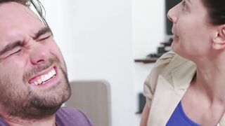 Naive teen Paisley Bennet doggystyle pounded by stepbrother