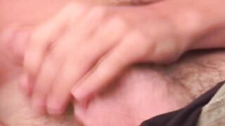 BobAuntie.com - Handsome amateur strokes cock before dripping jizz solo