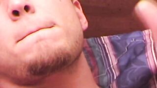 BobAuntie.com - Handsome amateur strokes cock before dripping jizz solo