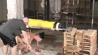 Young handsome twink Jesse Evans experience new exciting things with his master