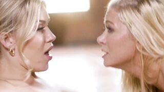 GIRLSWAY - Nympho Milf Destroys Her sexy Step Daughter's Twat With Her Finger Fucked During a Yoga Session